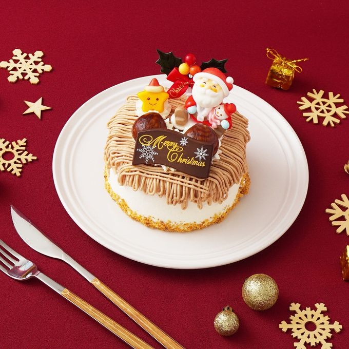 Xmas モンブランデコレーション 4号